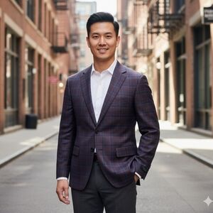 $548 The Men's Store at Bloomingdale's Regular Fit Wool Tonal Plaid Spor…